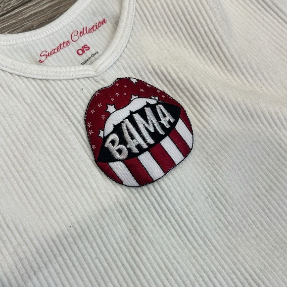 Sexy BAMA/ROLL TIDE Patch (2) SPANDEX TOP (one size) and tank top bundle - Picture 5 of 10